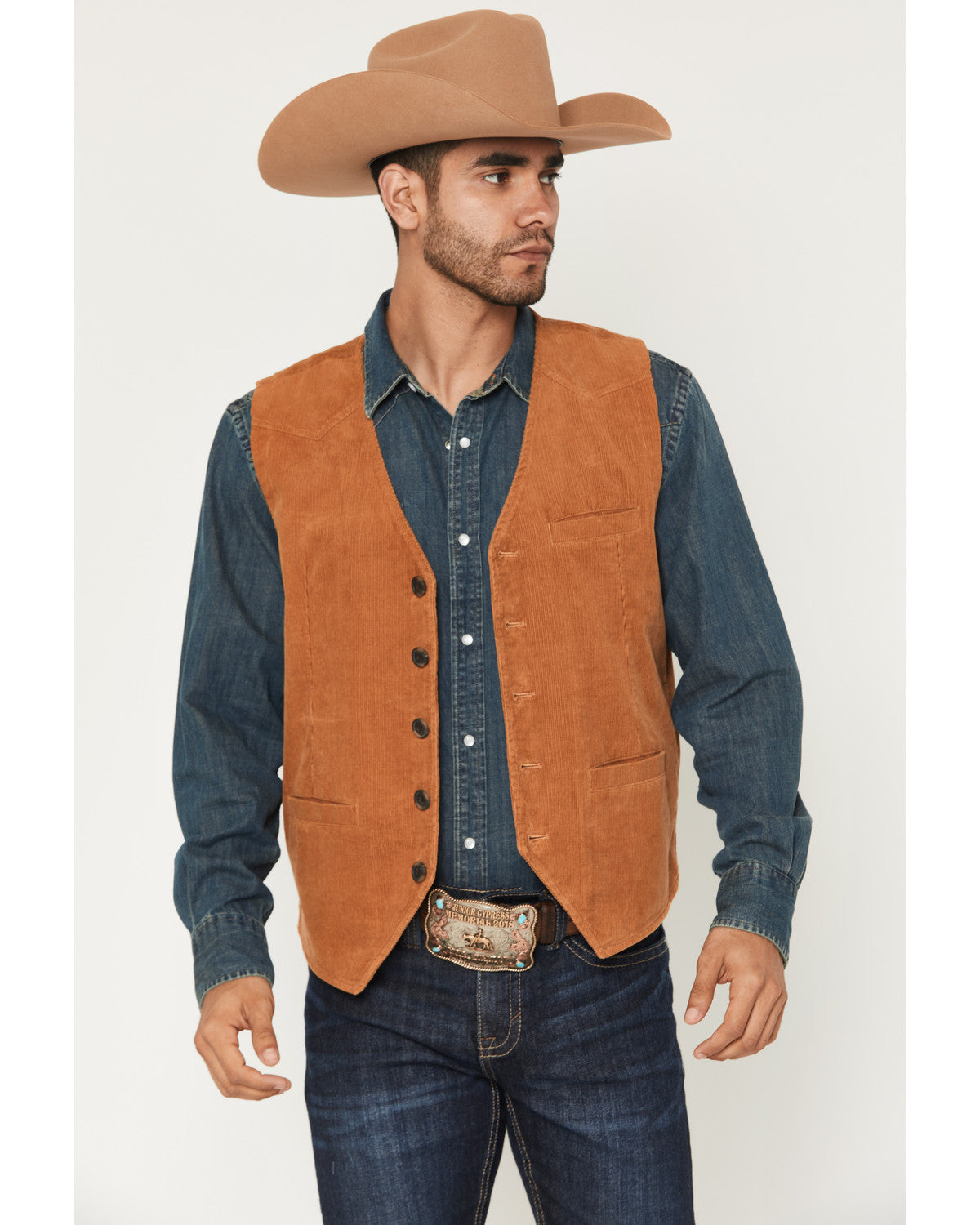 Men's William Corduroy Button-Down Vest