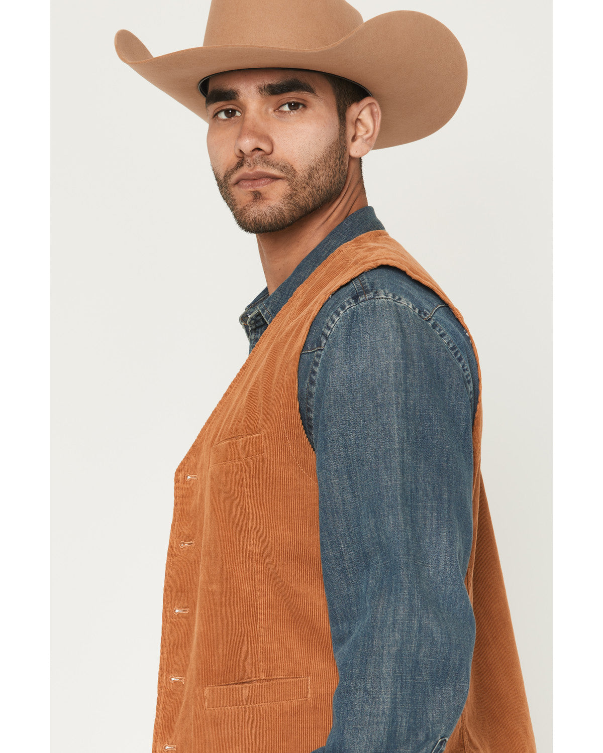 Men's William Corduroy Button-Down Vest