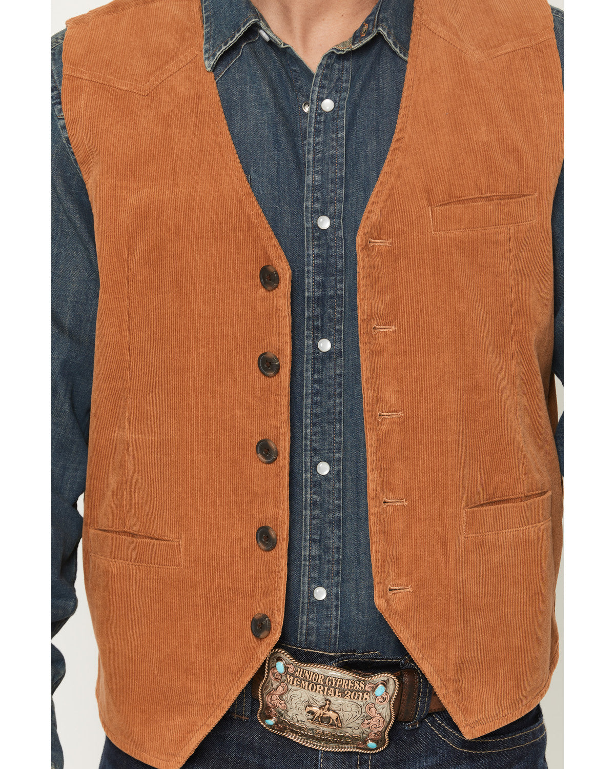 Men's William Corduroy Button-Down Vest