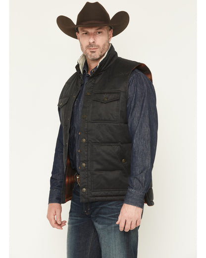 Men's Oil Slick Snap Lined Vest