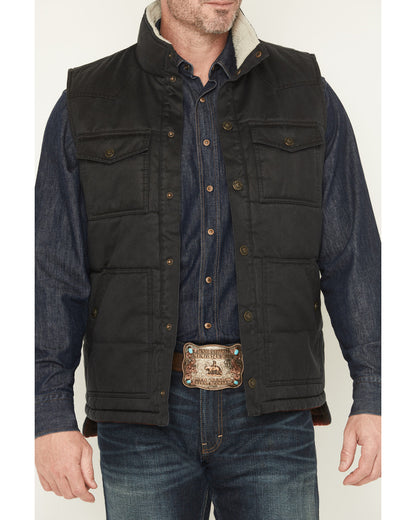 Men's Oil Slick Snap Lined Vest