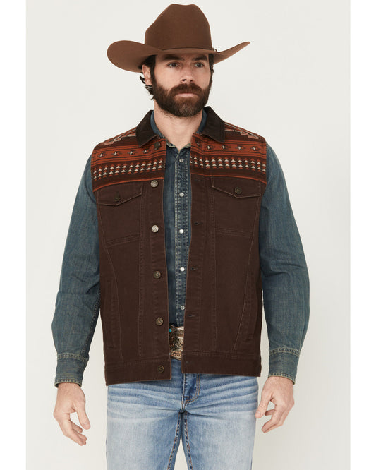 Men's Iroquois Southwestern Trucker Vest