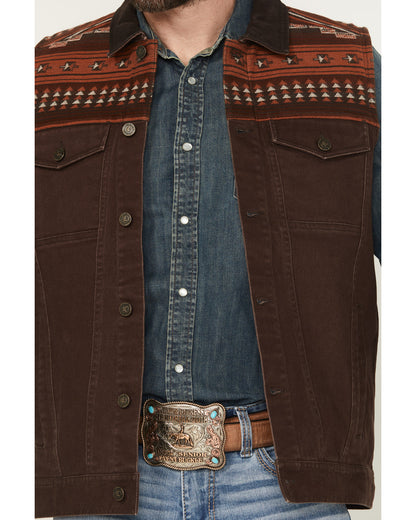 Men's Iroquois Southwestern Trucker Vest
