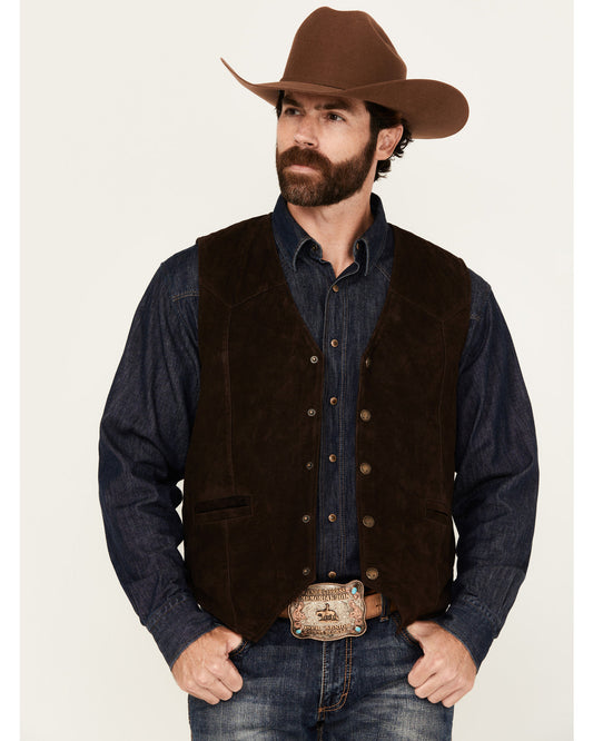 Men's Angus 2.0 Suede Snap Vest
