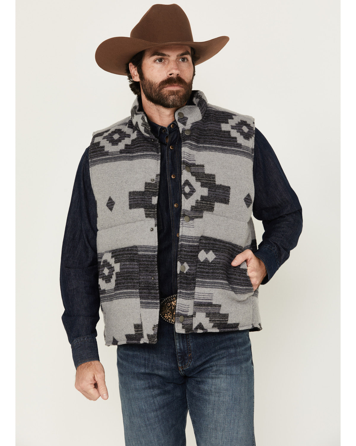 Men's Suns Reversible Woolish Puffer Vest