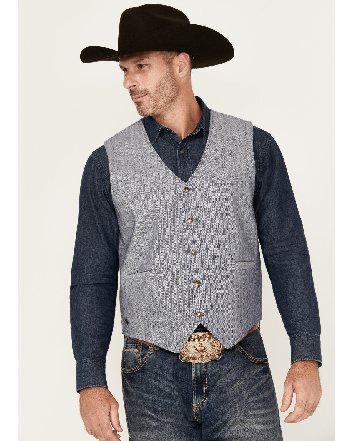 Men's St Louis Herringbone Vest