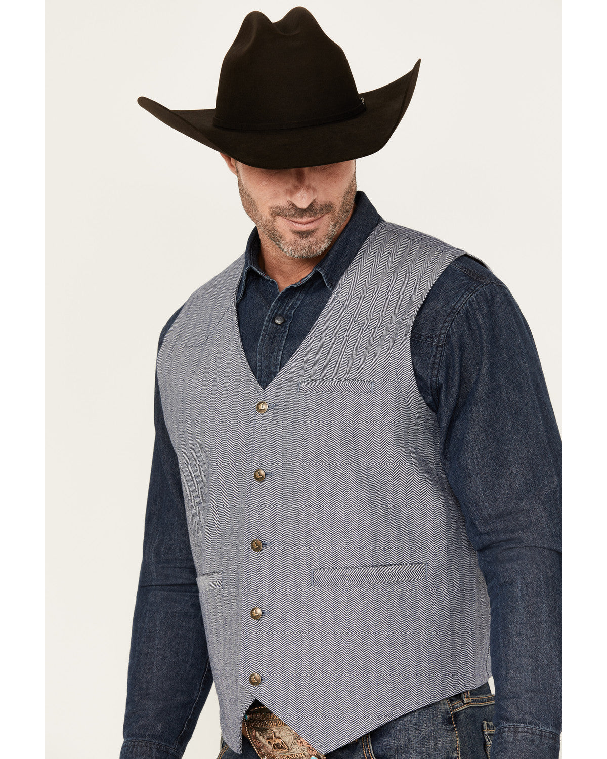 Men's St Louis Herringbone Vest