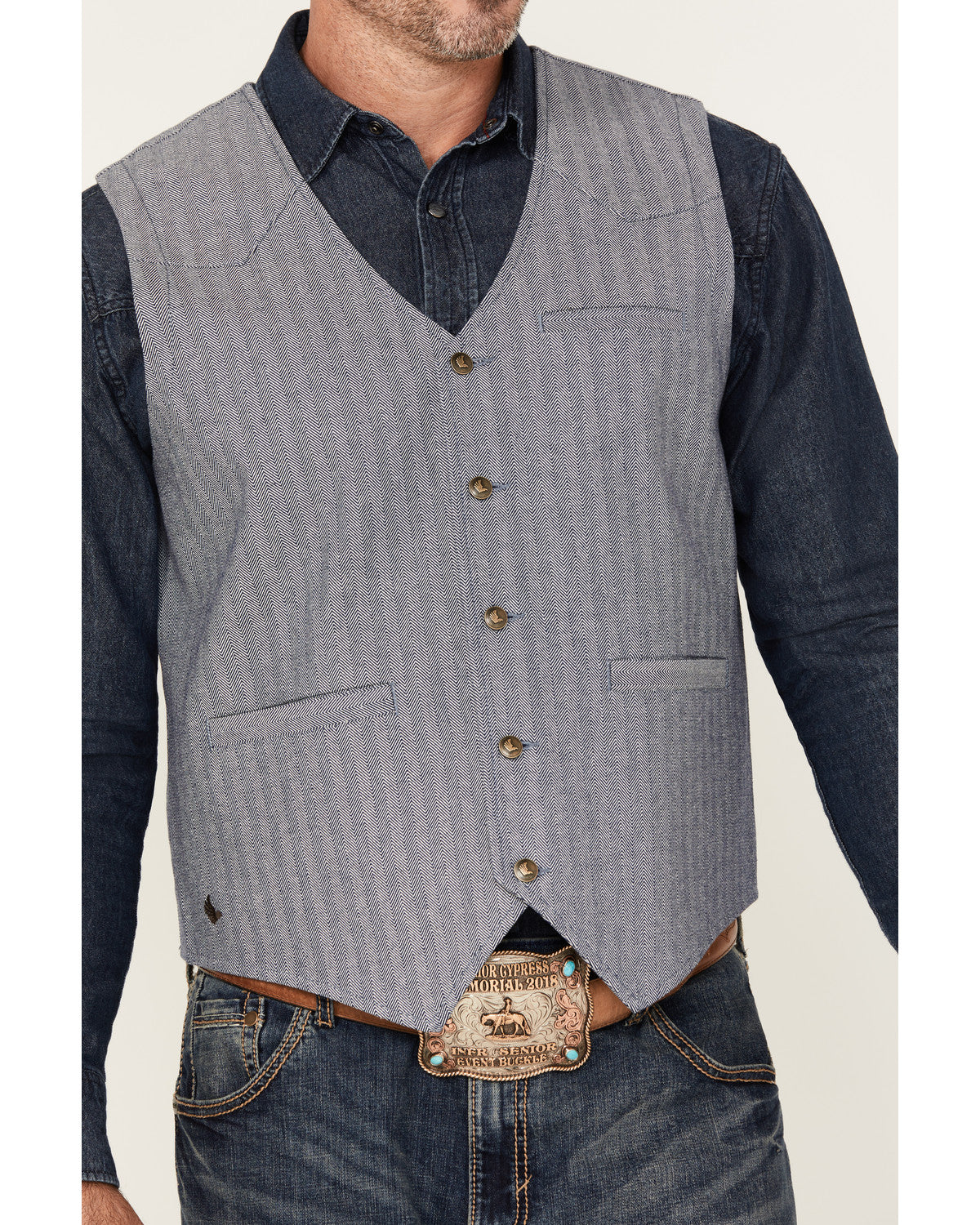Men's St Louis Herringbone Vest