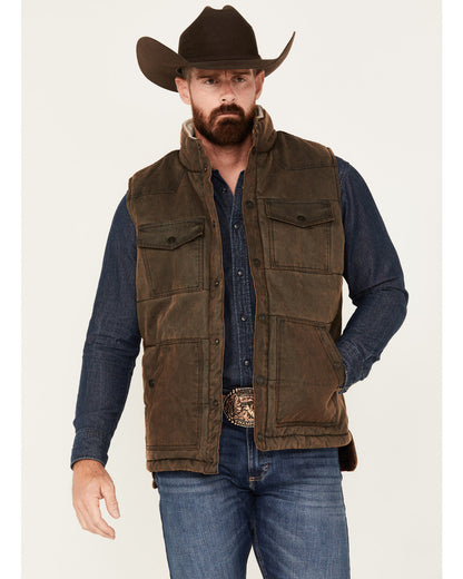 Men's Oil Slick Snap Vest