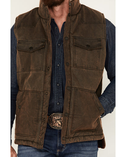 Men's Oil Slick Snap Vest