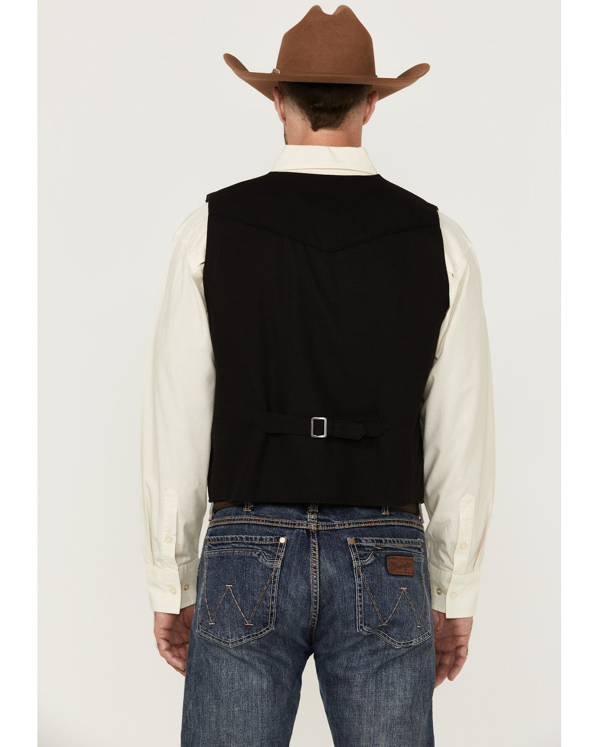 Men's Highlands Slub Button-Front Western Vest