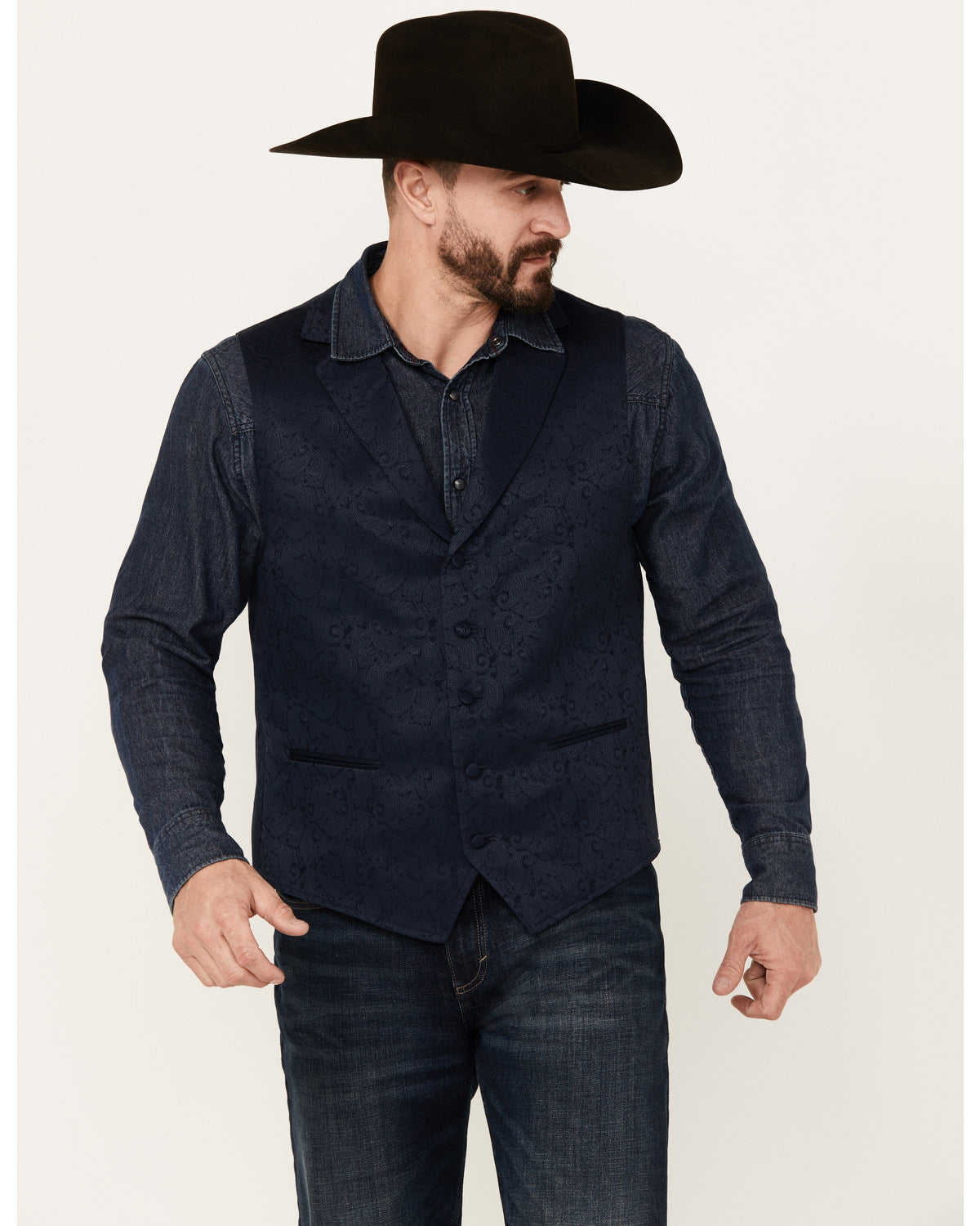 Men's Nashville Paisley Print Vest