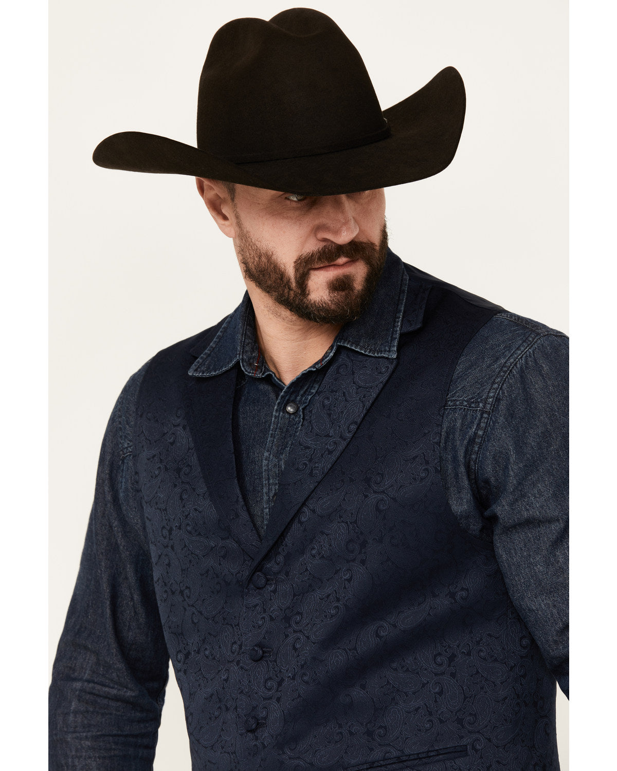 Men's Nashville Paisley Print Vest