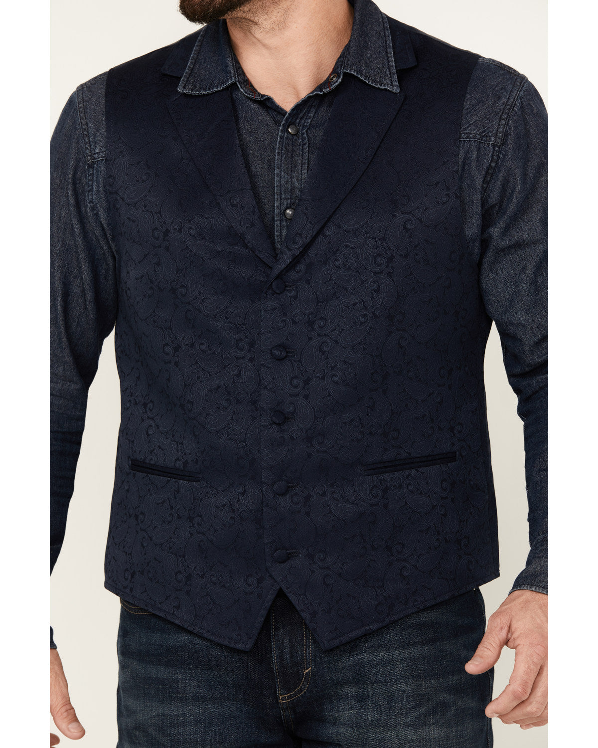 Men's Nashville Paisley Print Vest
