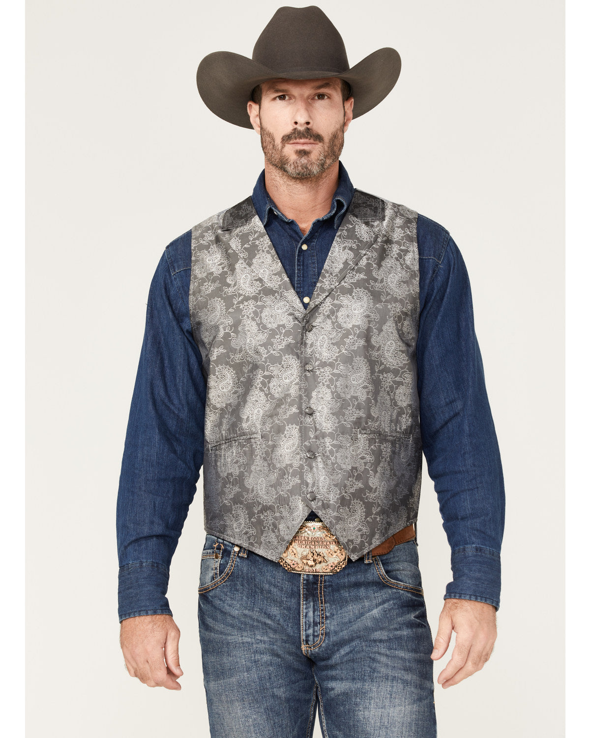 Men's Regal Paisley Print Vest
