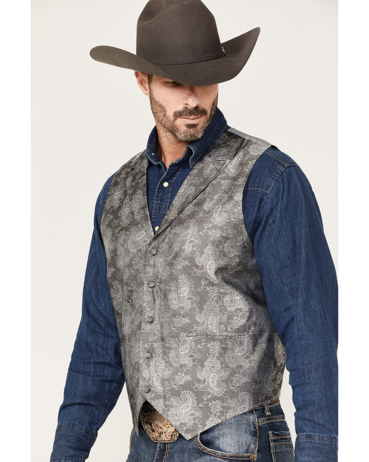 Men's Regal Paisley Print Vest