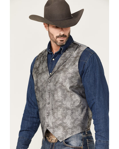 Men's Regal Paisley Print Vest