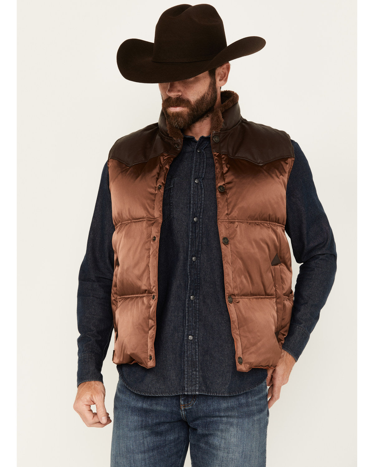 Men's Retro Snap Vest