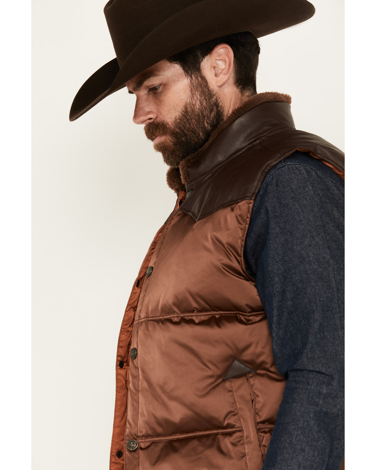 Men's Retro Snap Vest