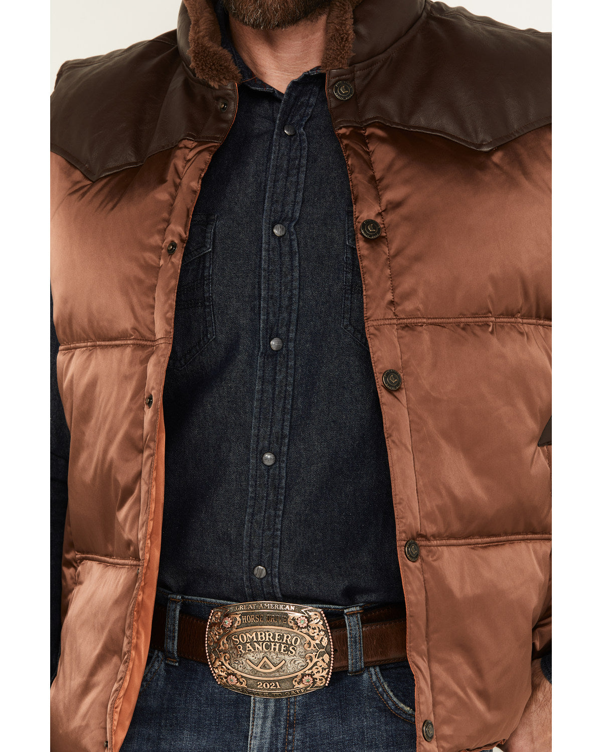 Men's Retro Snap Vest