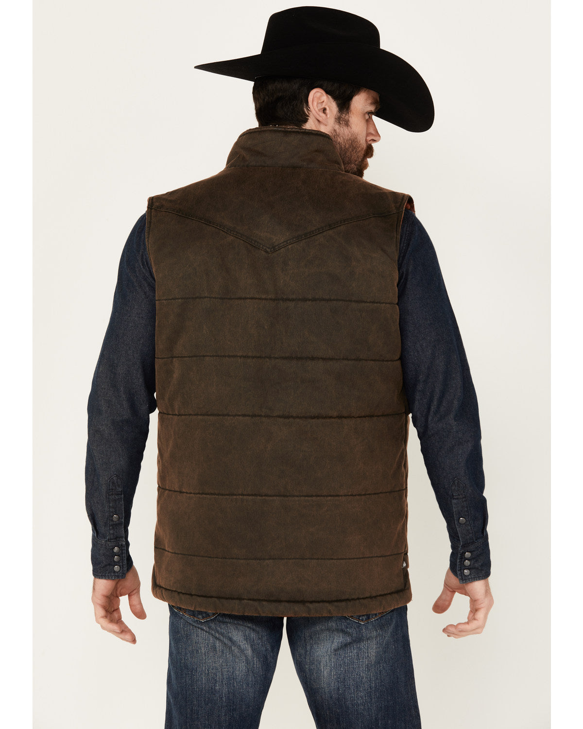 Men's Oil Slick Snap Vest - Big