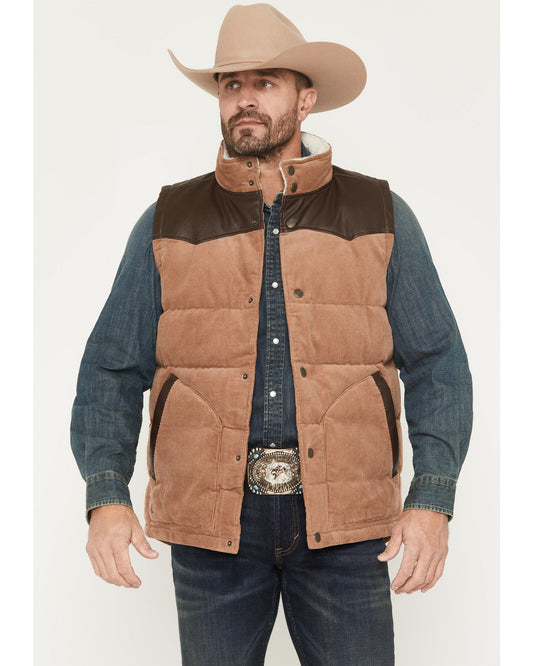 Men's Lonoke Corduroy Puffer Vest - Tall