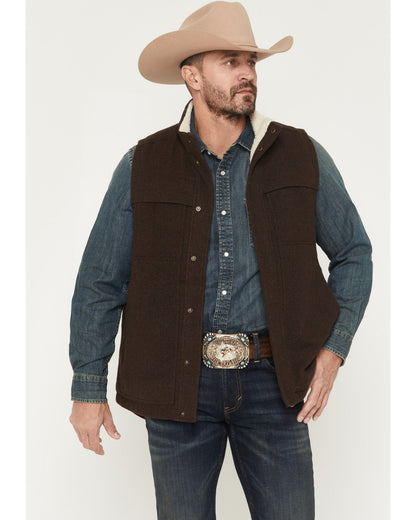 Men's Miller Sherpa Lined Wool Vest