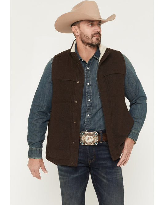 Men's Miller Sherpa Lined Wool Vest
