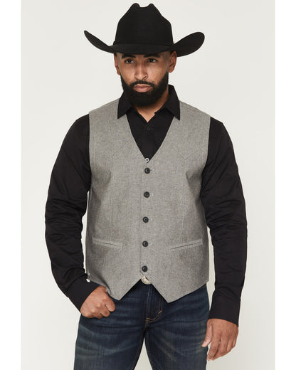 Men's Brogue Button-Down Vest