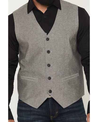 Men's Brogue Button-Down Vest