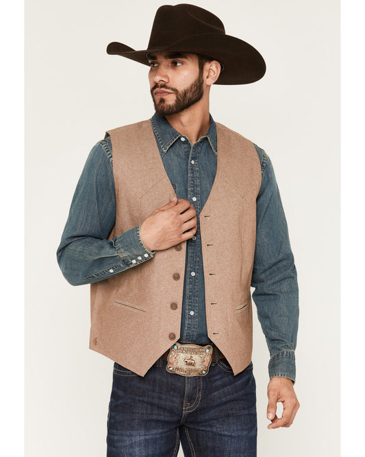 Men's Chambray Button-Down Vest
