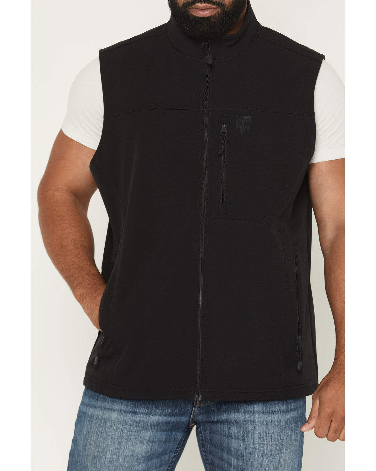 RANK 45® Men's Ralington Softshell Vest - Tall