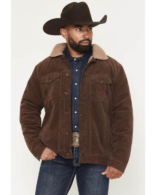 Men's Ozark Corduroy Sherpa Lined Heavyweight Trucker Jacke