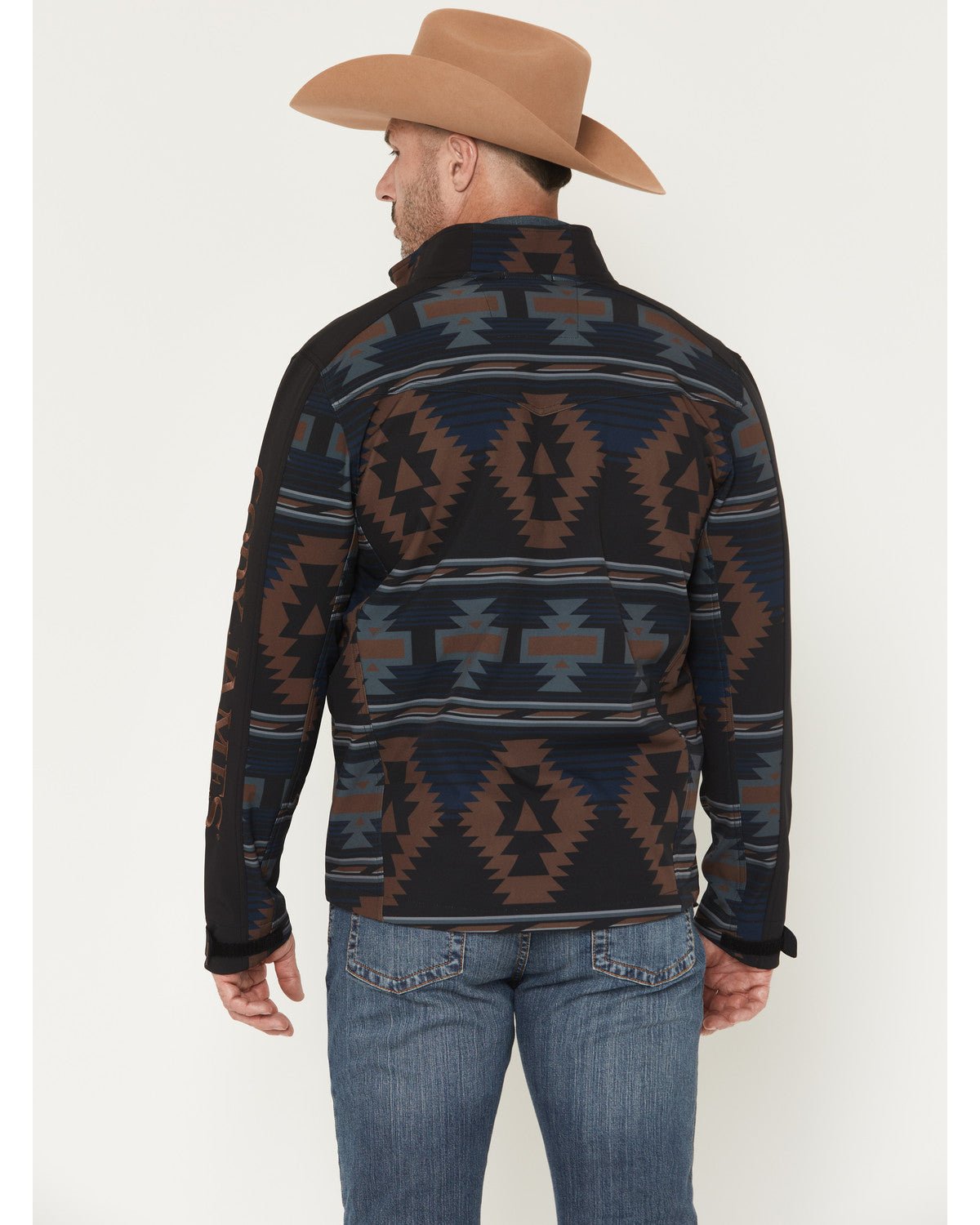 Men's Southwestern Print Softshell Jacket