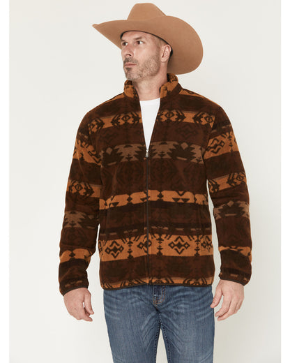 Men's Willows Southwestern Print Zip-Up Jacket