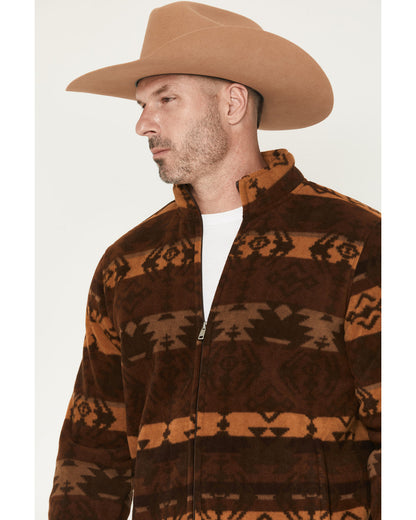 Men's Willows Southwestern Print Zip-Up Jacket