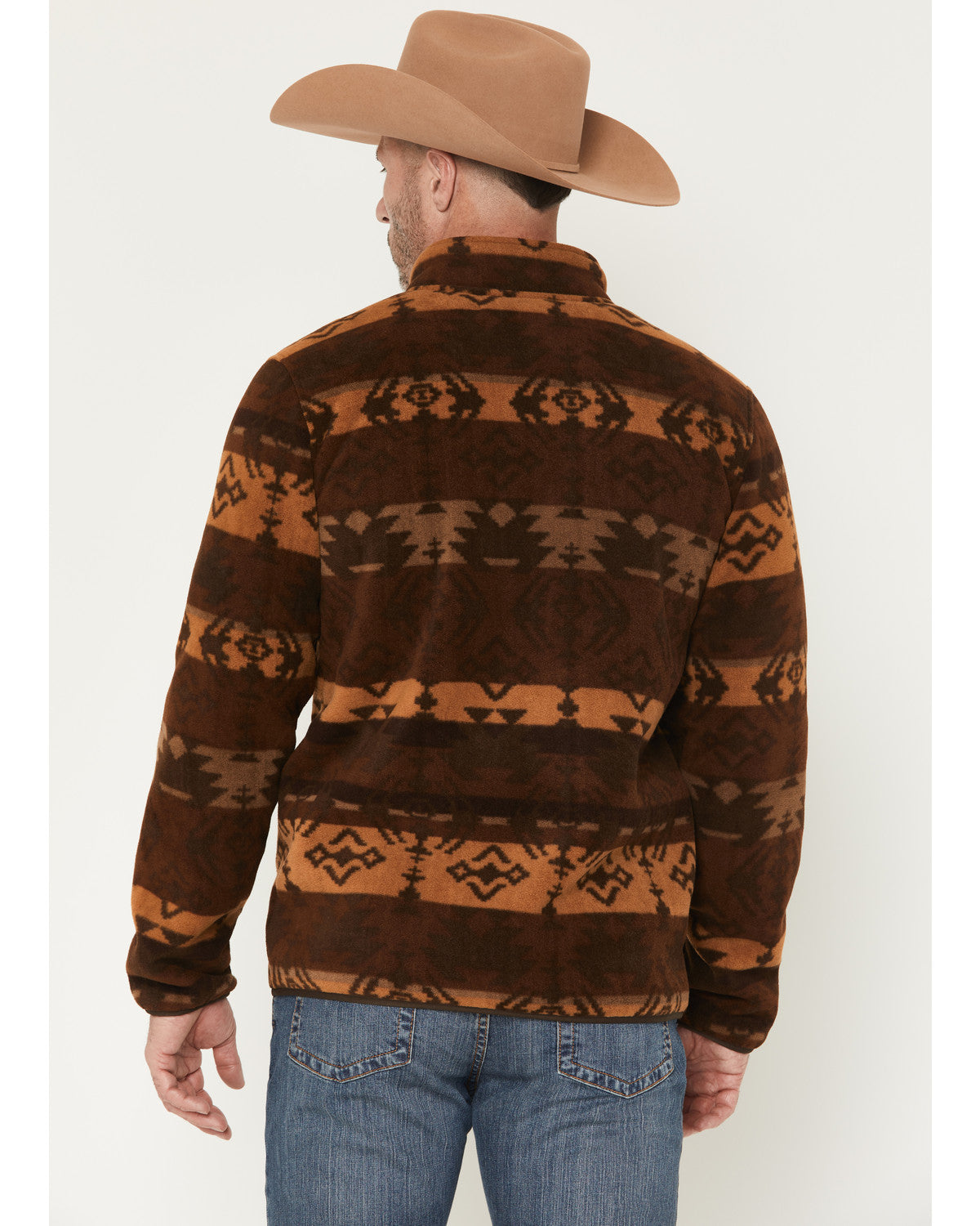 Men's Willows Southwestern Print Zip-Up Jacket