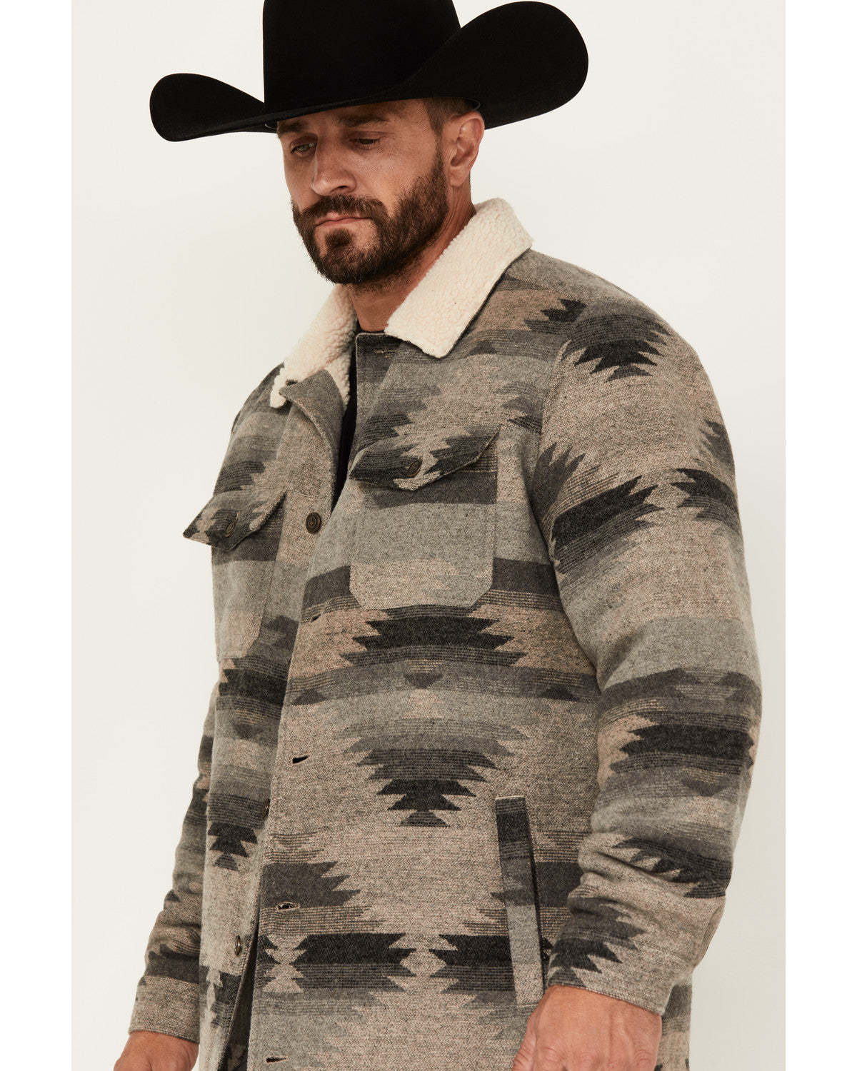 Men's Whiskey Southwestern Print Jacket