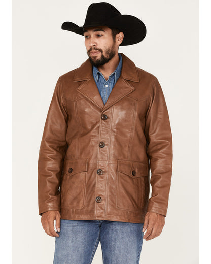 Men's Dale Leather Field Jacket