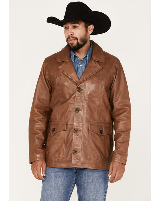 Men's Dale Leather Field Jacket
