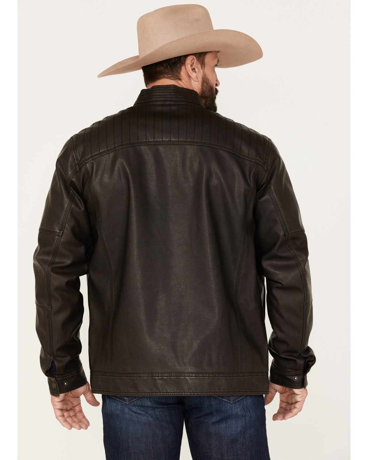Men's Houston Distressed Moto Jacket