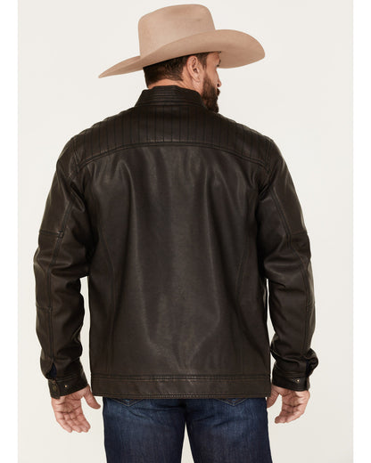 Men's Houston Distressed Moto Jacket