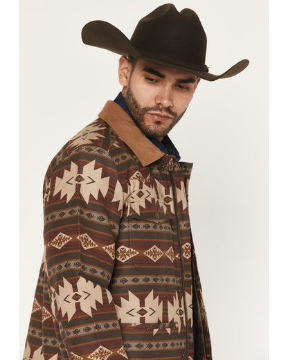 Men's FR Buck Southwestern Print Barn Coat