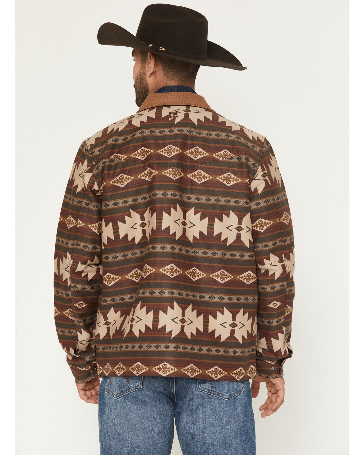 Men's FR Buck Southwestern Print Barn Coat
