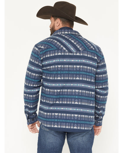 Men's Benton Sherpa Lined Southwestern Print Flannel Shirt