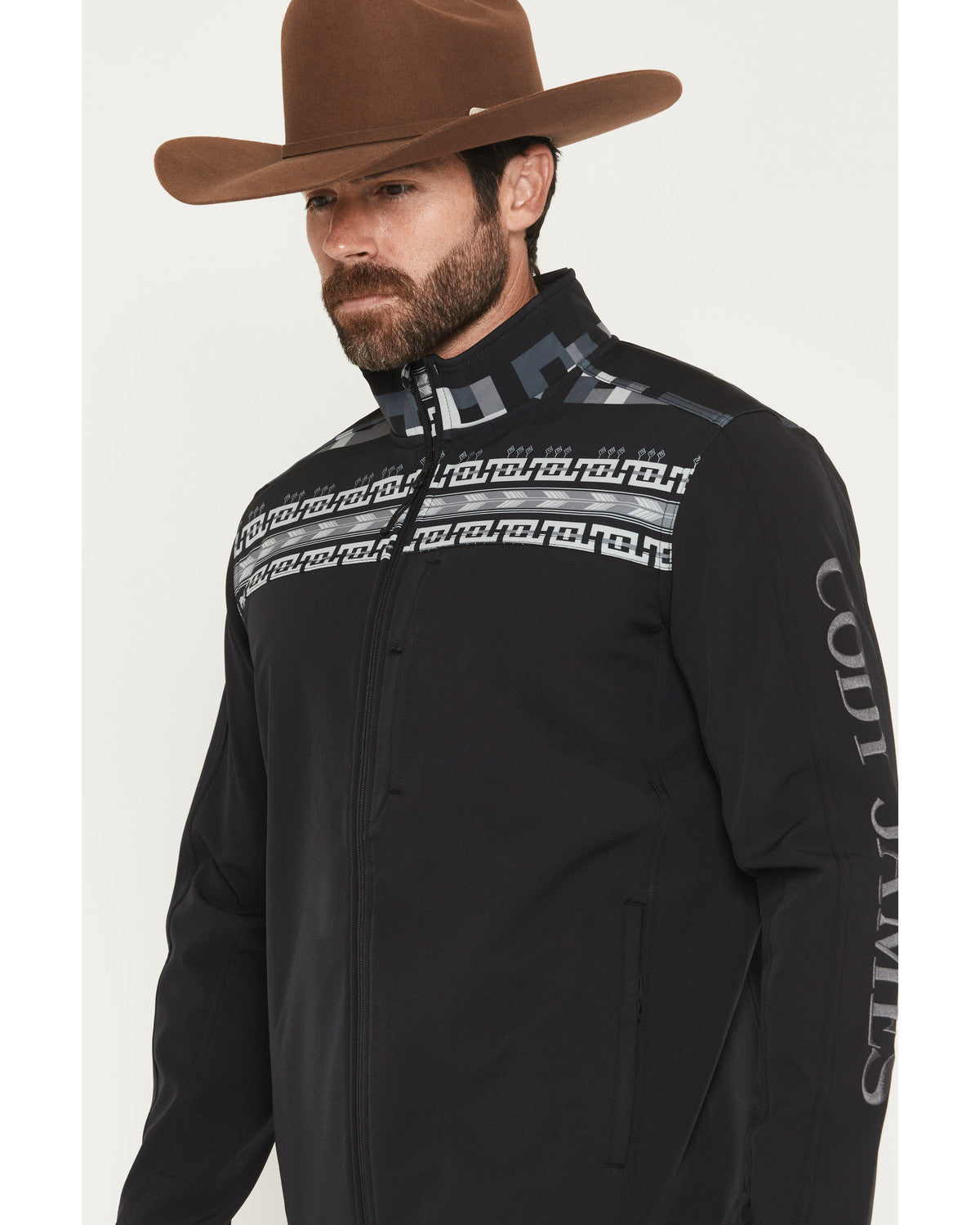 Men's Chicot Color Block Softshell Jacket