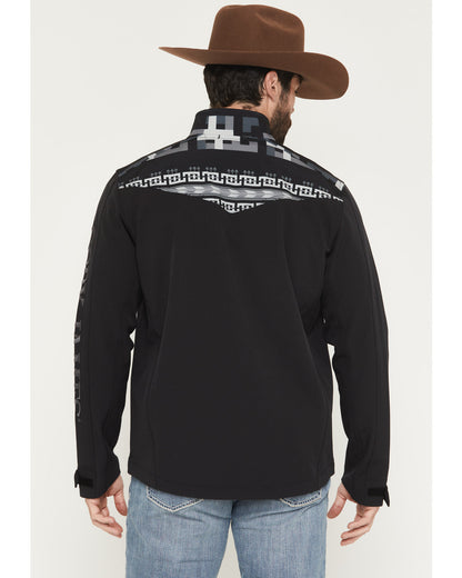 Men's Chicot Color Block Softshell Jacket
