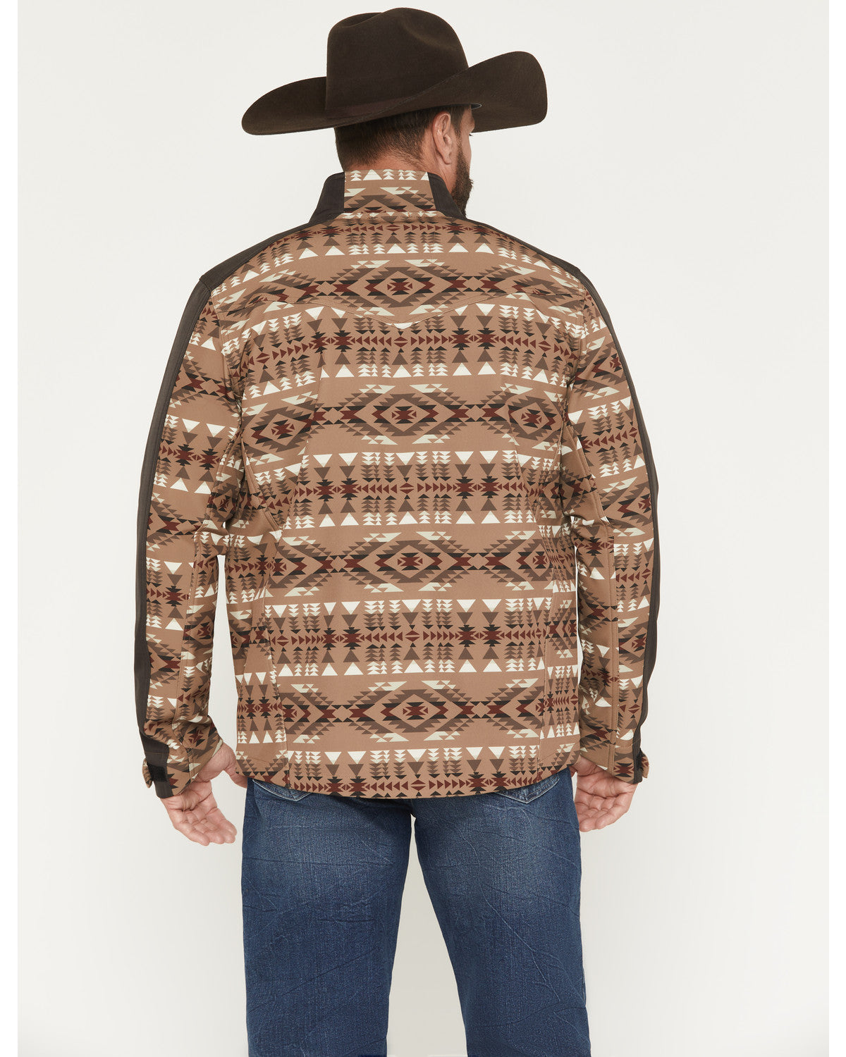 Men's Calhoun Southwestern Print Textured Softshell Jacket