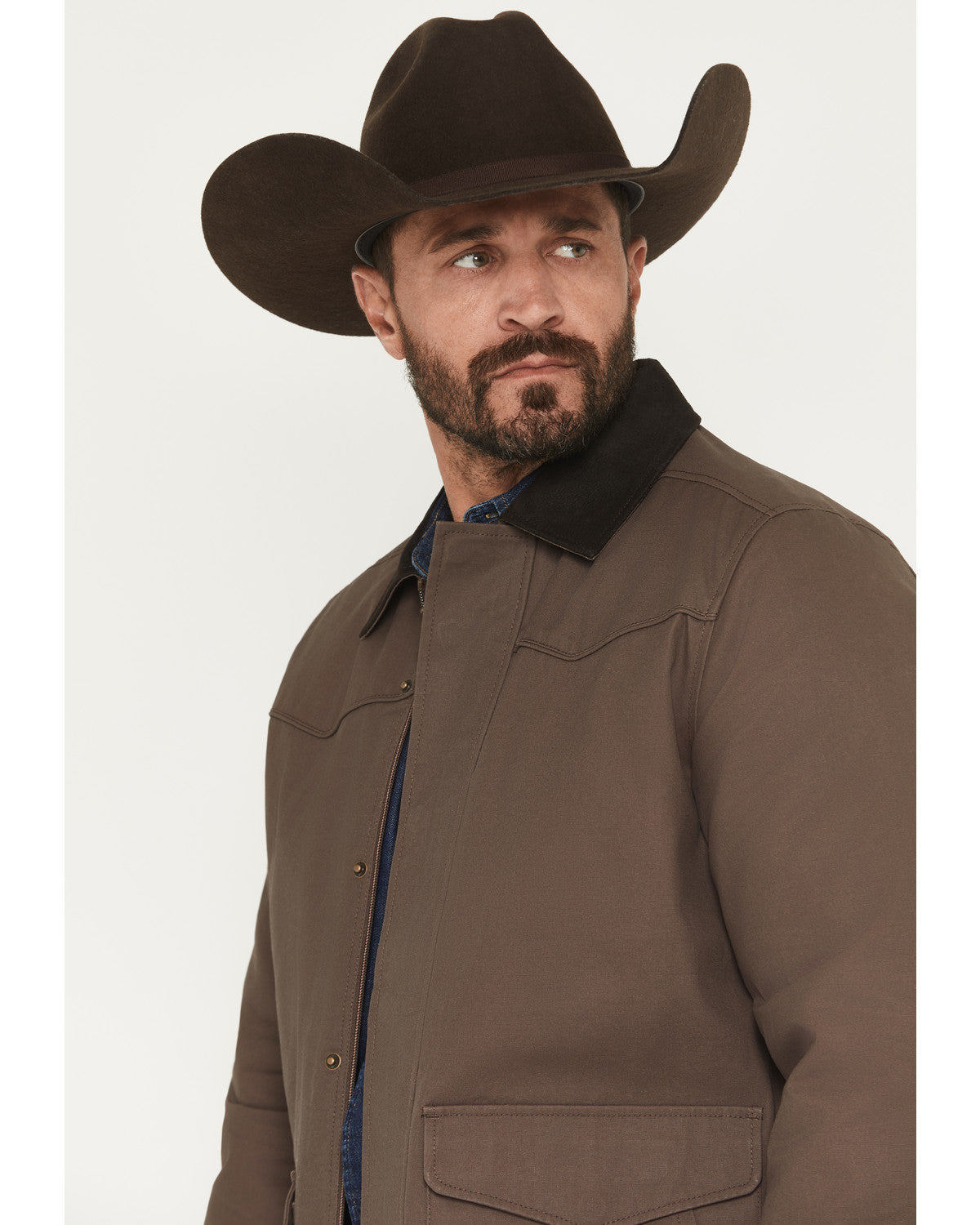 Men's Weston Canvas Long Rancher Jacket