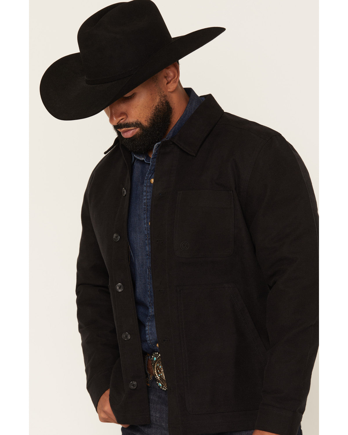 Men's El Paso Unlined Moleskin Chore Coat